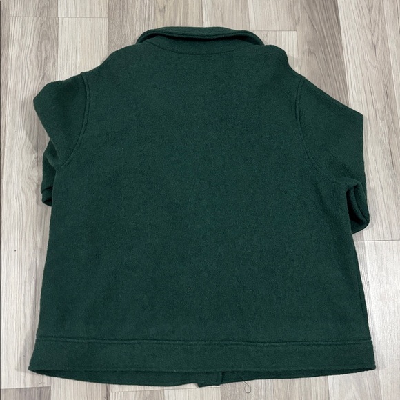 Joie Wool Blend Shirt Jacket Green Button Front Size 1X NWT - Picture 3 of 10